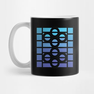 “Dimensional Planetary Systems” - V.3 Blue - (Geometric Art) (Dimensions) - Doc Labs Mug